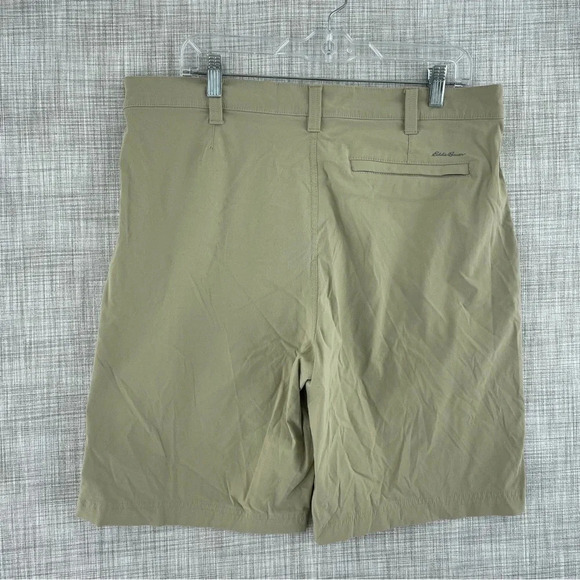 Eddie Bauer Mens Size 36 tan hiking shorts 2328 - Picture 2 of 9